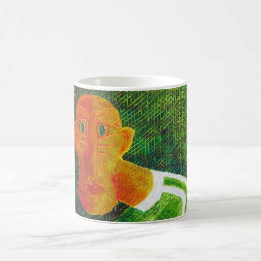 アーガイル柄のな人 コーヒーマグカップ (中央)