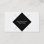 アーガイル柄のな先生の名刺 名刺 (裏面)