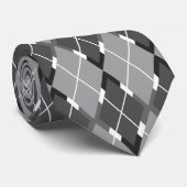 アーガイル柄のな#2メンズ首のタイ ネクタイ (ロール)