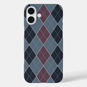 「アーガイル&クラス:ダイヤモンドは永遠にある(セーターの場合) iPhone 16 PLUSケース