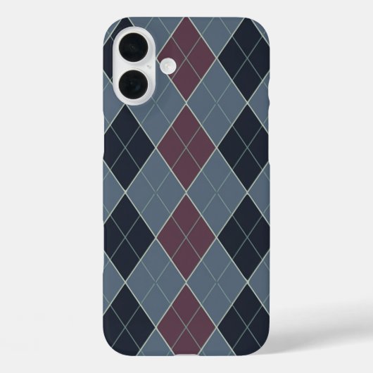 「アーガイル&クラス：ダイヤモンドは永遠にある（セーターの場合） Case-Mate iPhoneケース (裏面)