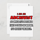 アーキおもしろいビスト…非常に可能性の低い ポストカード (正面/裏面)