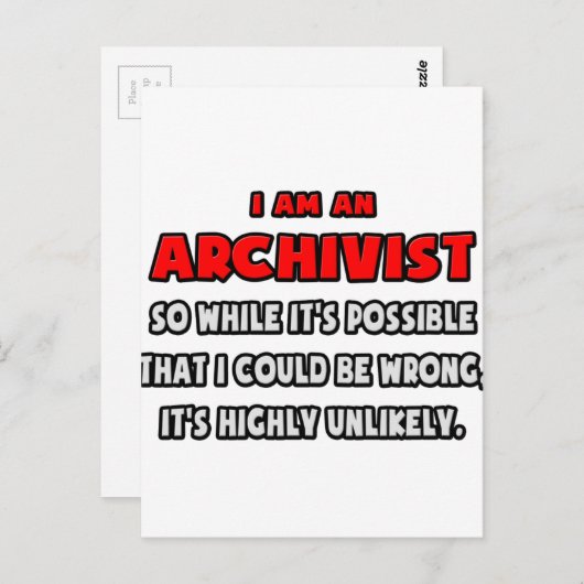 アーキおもしろいビスト…非常に可能性の低い ポストカード (正面/裏面)