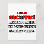 アーキおもしろいビスト…非常に可能性の低い ポストカード (正面)