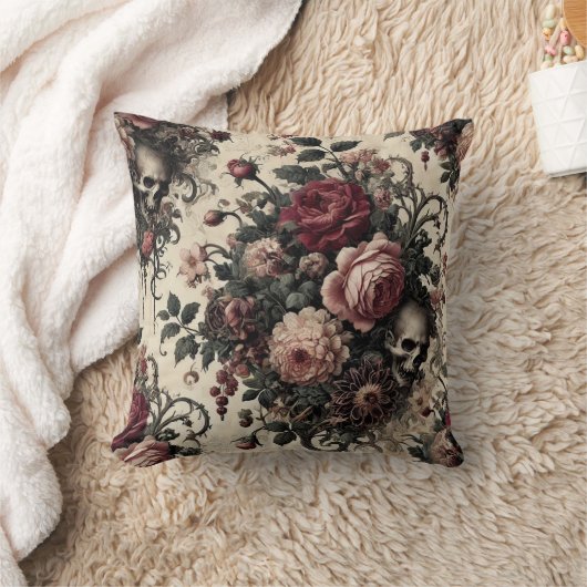 アーキつるーの庭園 – ゴシックフローラ クッション (ブランケット)