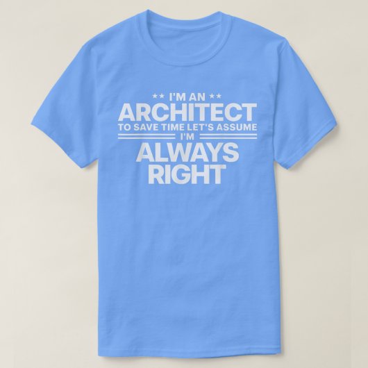 アーキテクおもしろいト・アー男性へト女性未来建築家 Tシャツ (デザイン正面)