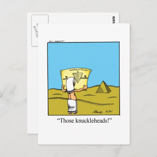 アーキテクチおもしろいャのユーモアのはがき ポストカード (正面/裏面)