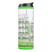 アーキテクチビクトリアンュルグリーン熱タンブラー タンブラー (回転左)