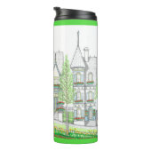 アーキテクチビクトリアンュルグリーン熱タンブラー タンブラー (回転右)