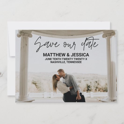 アーキテクチモダンャ日付の保存 セーブザデート (正面)