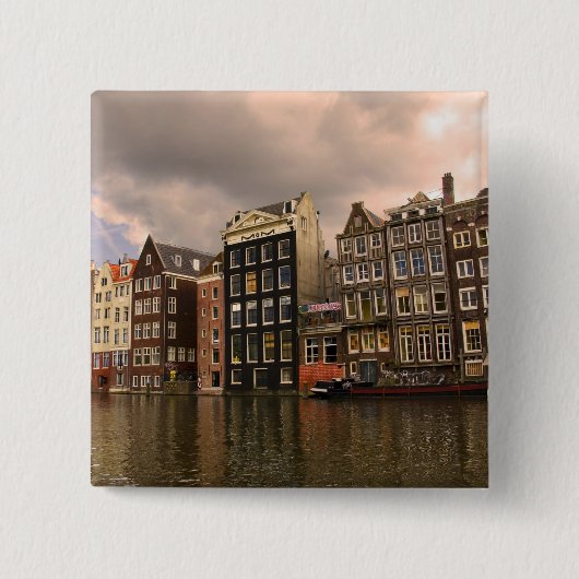 アーキテクチャとゲユニークーブルのビュー 缶バッジ (正面)