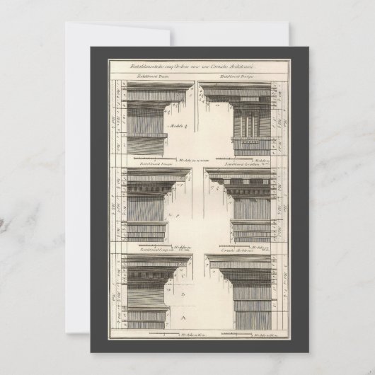 アーキテクチャのオーダー、ヴィンテージ・エンタバチュール (正面)