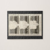 アーキテクチャのオーダー、ヴィンテージ・エンタバチュール ジグソーパズル (横)