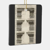 アーキテクチャのオーダー、ヴィンテージ・エンタバチュール セラミックオーナメント (右)