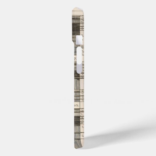 アーキテクチャのオーダー、ヴィンテージ・エンタバチュール Case-Mate iPhoneケース (裏面 / 左)