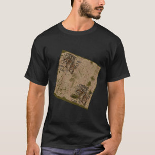 アーキテクチャのヴィンテージ背景 Tシャツ