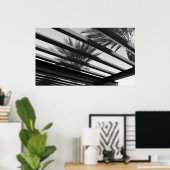 アーキテクチャの白黒 ポスター (ホームオフィス)