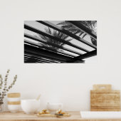 アーキテクチャの白黒 ポスター (キッチン)