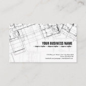 アーキテクチャの背景デザイン 名刺 (裏面)