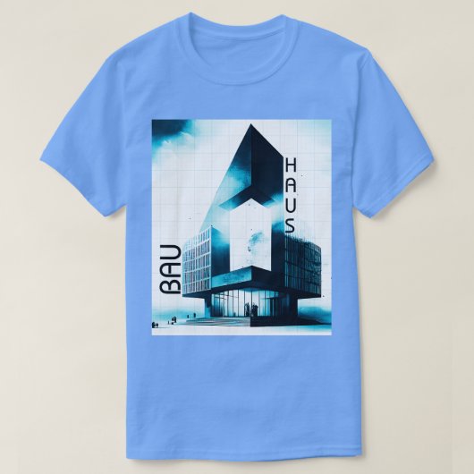 アーキテクチャアート05 BlW Tシャツ (デザイン正面)