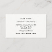 アーキテクチャアーバンプランニング名刺 名刺 (裏面)