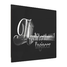 アーキテクチャエンジニアタイポグラフィアートワーク メタルプリント