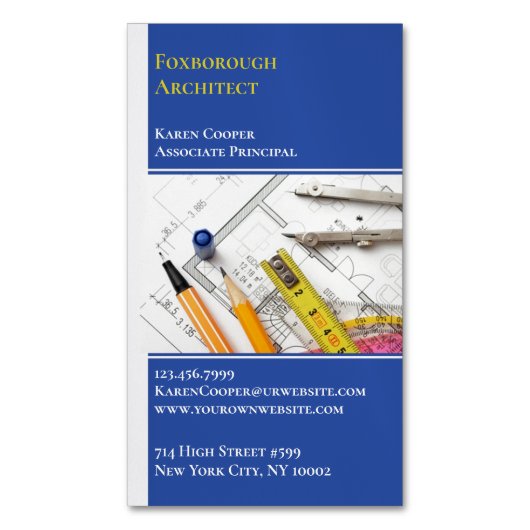 アーキテクチャエンジニアリング マグネット名刺 (正面縦)