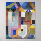 アーキテクチャカラフル |ポール・クレー ポスター (正面)