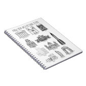 アーキテクチャスタイル建物 ノートブック (右側)