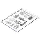 アーキテクチャスタイル建物 ノートブック (左側)