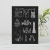 アーキテクチャスタイル建物 招待状 (スタンド正面)