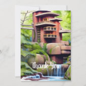 アーキテクチャツリーハウスデジタルアート サンキューカード (正面)