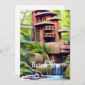 アーキテクチャツリーハウスデジタルアート サンキューカード (正面/裏面)