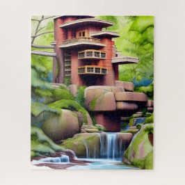 アーキテクチャツリーハウスデジタルアート ジグソーパズル