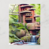 アーキテクチャツリーハウスデジタルアート ポストカード (正面)