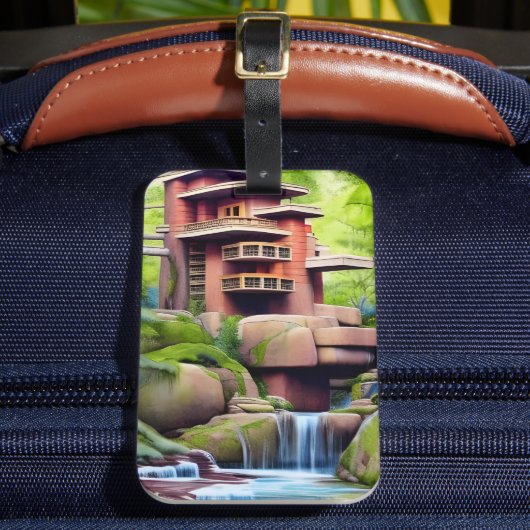 アーキテクチャツリーハウスデジタルアート ラゲッジタグ (正面インサイチュ2)