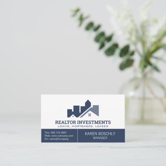 アーキテクチャルモーゲージ実在ハウスエステート 名刺 (スタンド正面)