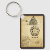アーキテクチャル勉強バイレオナルド・ダ・ヴィンチ キーホルダー (正面)