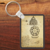 アーキテクチャル勉強バイレオナルド・ダ・ヴィンチ キーホルダー (正面)