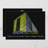 アーキテクチャ図 招待状 (正面/裏面)