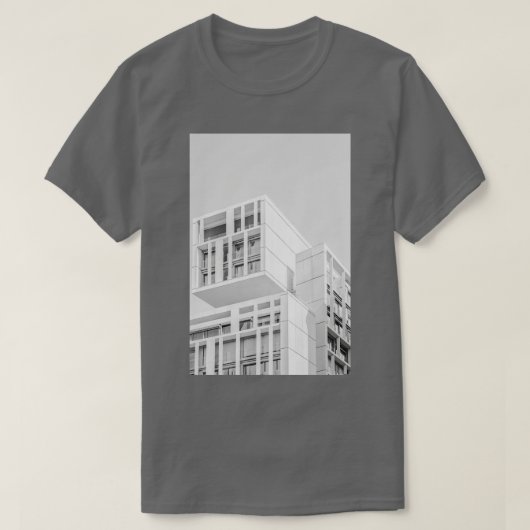 アーキテクチャ白 Tシャツ (デザイン正面)
