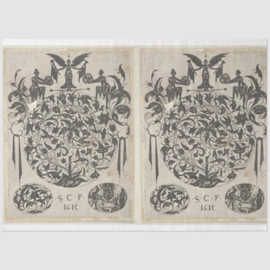 アーキテクチャ詳細の切り離し紙 薄葉紙 (正面)