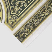 アーキテクチャ金ゴールドと黒い切り離し紙 薄葉紙 (詳細)