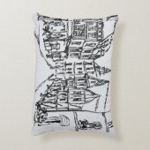 アーキテクチャ|ディナン、ブルタニー、フランス アクセントクッション (裏面(縦))