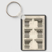アーキテクチャ、ヴィンテージEntablature キーホルダー (正面)