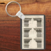 アーキテクチャ、ヴィンテージEntablature キーホルダー (正面)