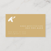 アーキテクチャ、建築家、デザイン 名刺 (裏面)