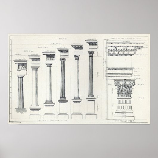 アーキテクチャI:アーキテクチャのオーダー ポスター (正面)