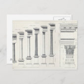 アーキテクチャI:アーキテクチャのオーダー ポストカード (正面/裏面)