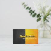 アーキテクトエンジニアエンジニアリング契約者ビルダー 名刺 (スタンド正面)